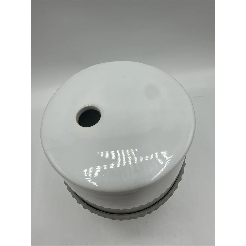 Pampered Chef Microwave Ceramic Egg Oatmeal Cooker Silicone Sleeve 18C